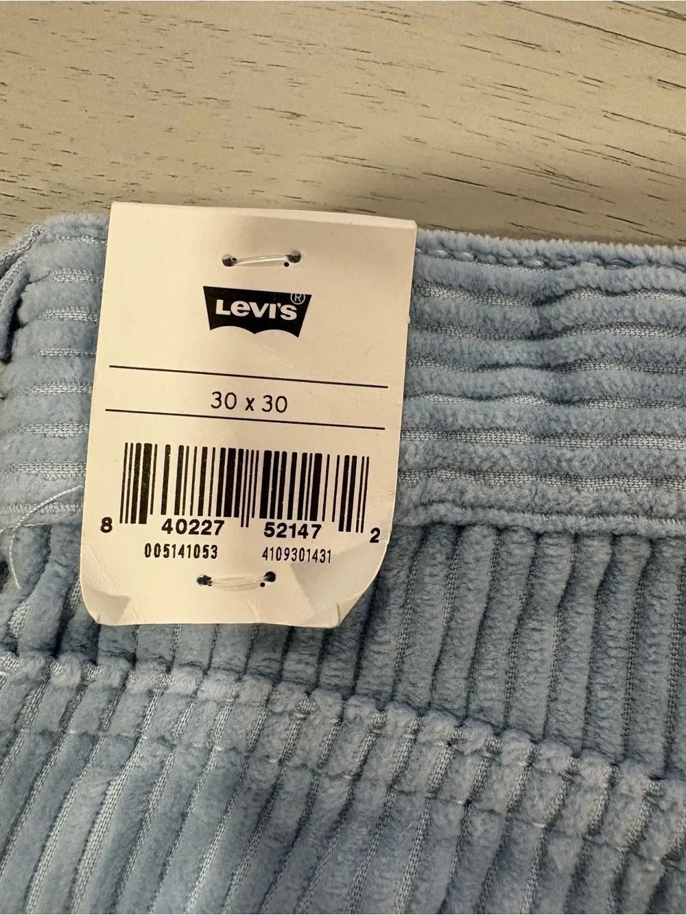 Levi's Light Blue Corduroy Men's Pants
